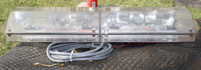 Code 3 mini excalibur lightbar light bar rotating CODE3