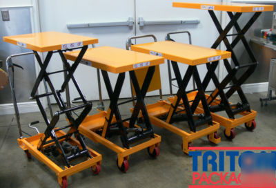 Lift table lift hydraulic truck cart 770 lbs 