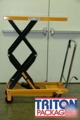 Lift table lift hydraulic truck cart 770 lbs 