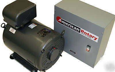 New phase converter 5HP...custom made idler by baldor