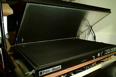 Print mount co.hot shot heat vacuum dry mount press
