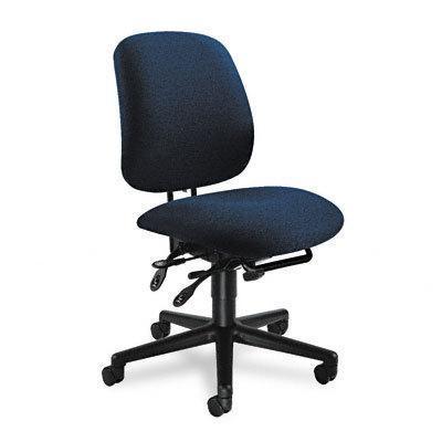 Asynchronous swivel/tilt task chair seat glide blue ole