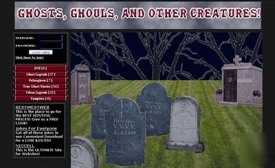 Turnkey spooktacular website business for sale +hosting