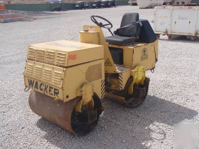 Wacker RD880V tandem compactor smooth drum roller