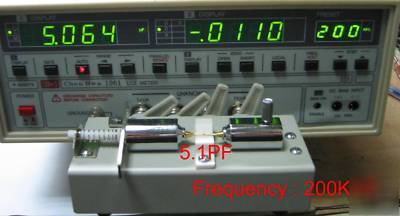 Smd test fixture for lcr meter (4 wire)