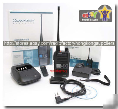 Wouxun kg-659 VHF136-174MHZ 128CH radio + prog.cable./