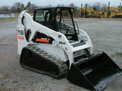 2005 bobcat T190 track skid steer loader kubota diesel