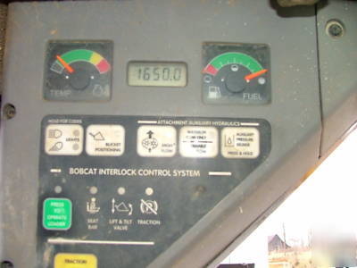 2005 bobcat T190 track skid steer loader kubota diesel