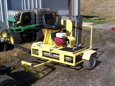 2008 speed roller greens roller with trailer