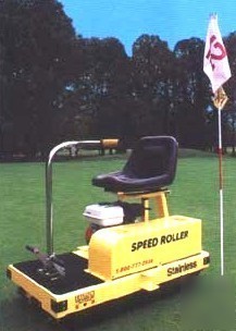 2008 speed roller greens roller with trailer