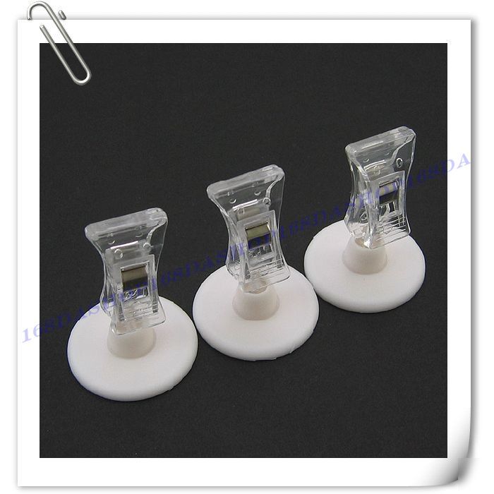 3 x plastic memo name card clip holder 4 store 22-1118