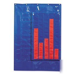 New graphing pocket chart, 26 1/2W x 37 1/2H 158027