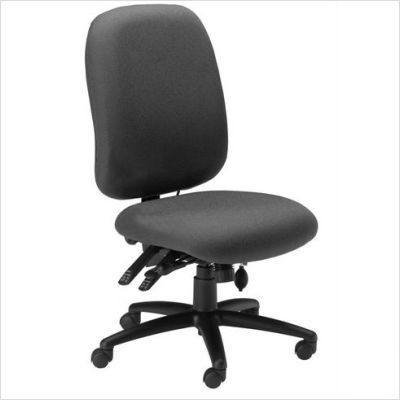 Comfort 24-hour high performance chair black leather