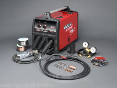 Lincoln power mig 140C mig welder pkg K2471-1