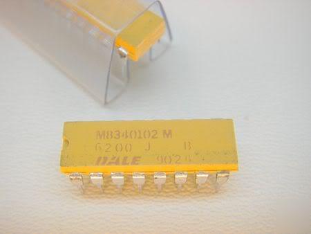 M8340102M6200JB, resistor network 620 ohm 5%, dale