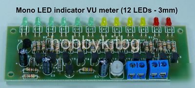 New mono led indicator vu meter (12 leds 3MM) - 