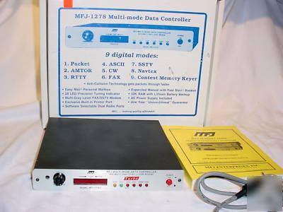 Mfj-1278 multimode TNC2 data controller + manual a-ok 