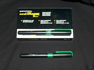 Uni-blazer 63138 green highlighters 24CT free shipping