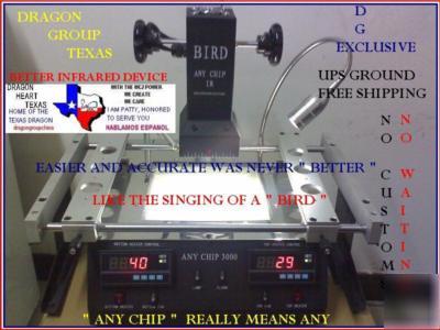 Bird ac 3000 bga dark infrared rework ir reballing V4.5