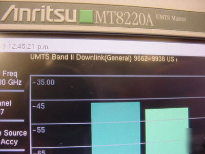 Anritsu mt-8220A umts master-spectrum analyzer