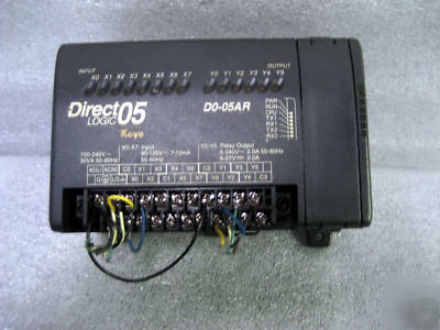 Direct logic 05 micro brick plc model D0-05AR