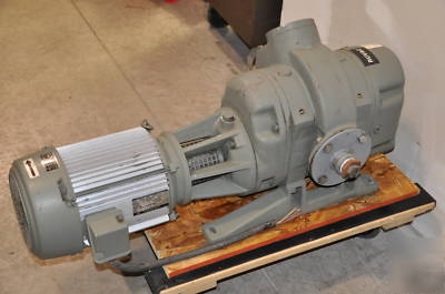 Leybold ruvac WAU500 roots vacuum blower pump 3HP 