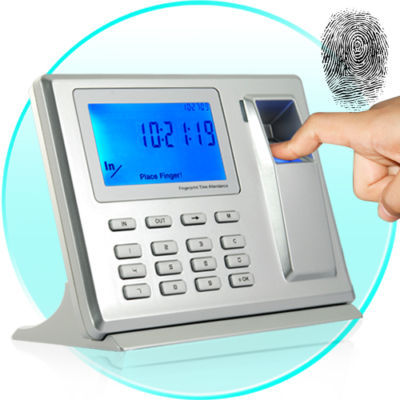 Fingerprint time attendance system stand time clock