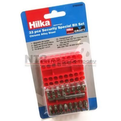 33 pc 25MM security tamperproof torx bits star bit set