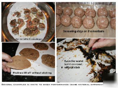 6 SHAPE2BAKE 12X16 teflon baking sheets mats pan liners