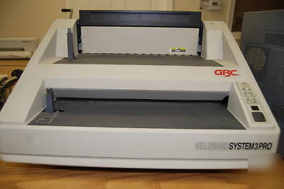 Gbc velobind system 3 pro binding machine