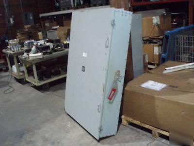 Ge 800 amp 600 volt disconnect switch w/ fuses 3 phase