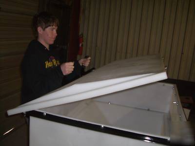 Horse feed storage & dispensing bin 500 lb. cap. 