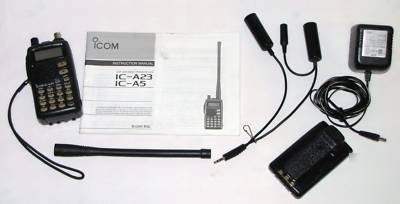 Icom ic-A23 vhf air band handheld transceiver 