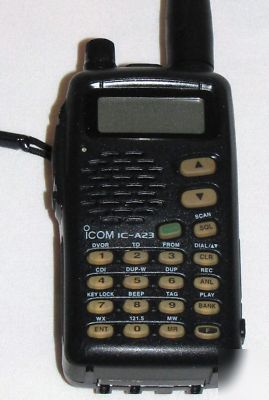 Icom ic-A23 vhf air band handheld transceiver 