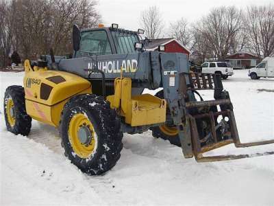 New 2000 holland telehandler lm 840, great machine