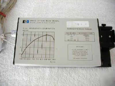 @ hp/agilent 81511A optical head for the hp 8151A @