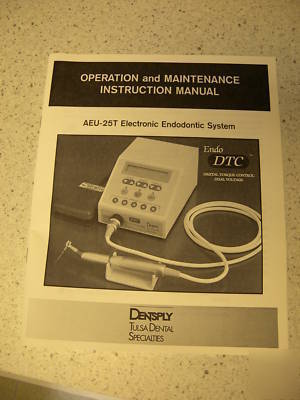 Tulsa/dentsply dtc endodontic motor and handpiece