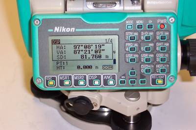 Nikon NPL332 total station theodolite geo surveying edm