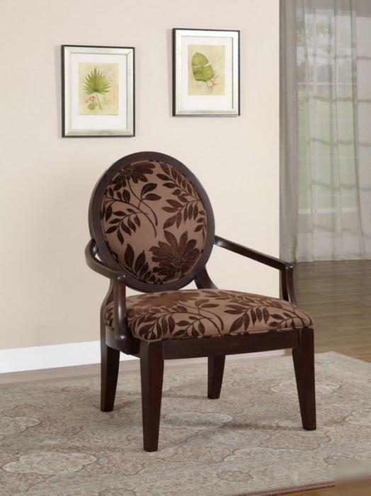 Powell 383-621 - 38 in. oval back accent chair