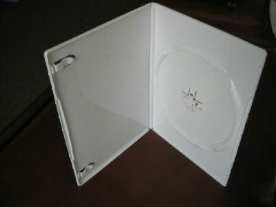 100 top quality slim 7MM white single dvd case,PSD16