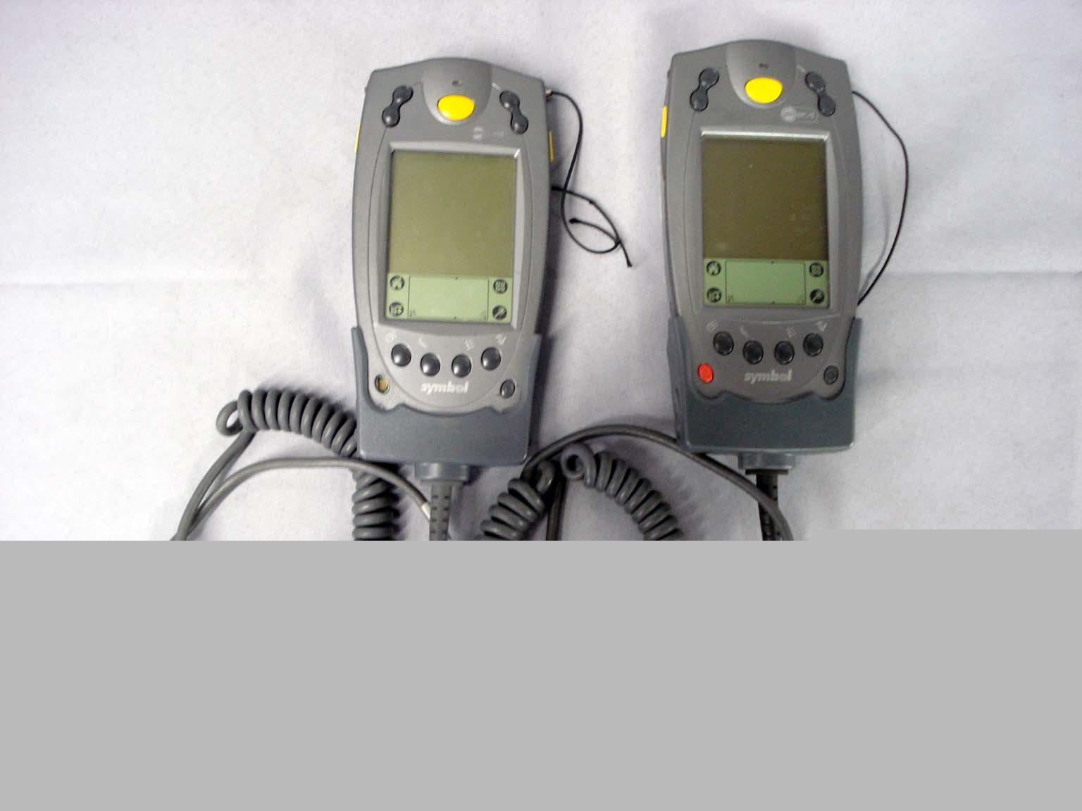 2 symbol palm SPT1800 pocket pc barcode scanners