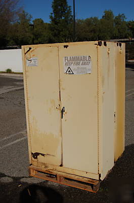 Eagle-45-gallon-flammable-safety-storage-cabinet-liquid
