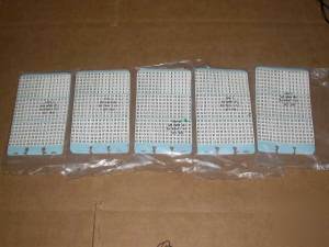 Lot (30) brady pwm 1-45 vinyl cloth wire marker labels