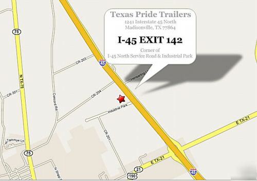New 2010 7'X12' texas pride dump trailer 14K gvwr 