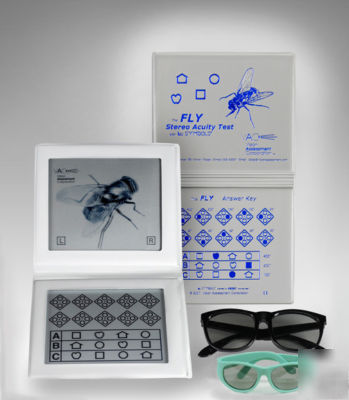 New stereo fly test brand with adult & child glasses 