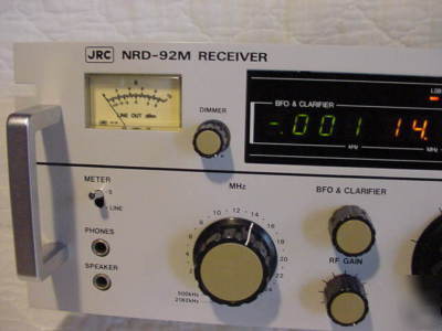 Jrc nrd-92M general coverage shortwave receiver lf/hf