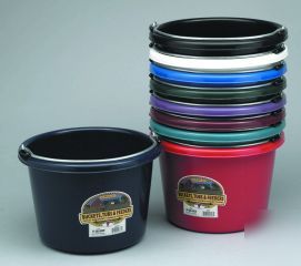 Pail plastic 8 qtnavygreat for livestock