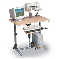 Balt ergo e.eazy adjustable height computer desk