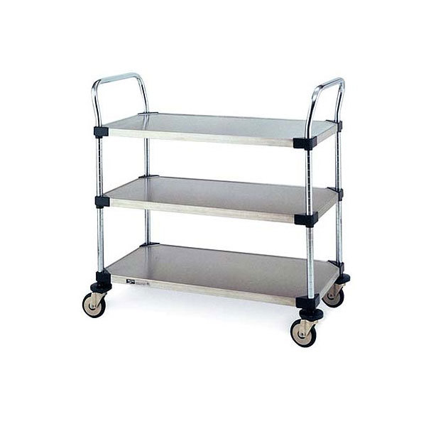 Intermetro commercial utility cart stainless 18X30