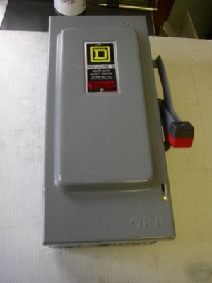 Sqaure d heavy duty safety switch 30 amp - 600 volt 